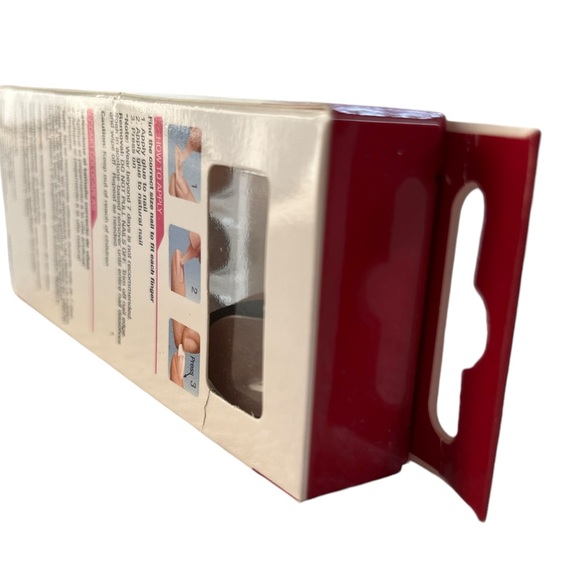 Kiss Nails Matte Black Leopard Pink Gel Press On NIB - Picture 4 of 5